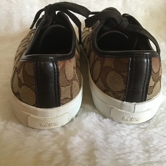 Coach Sneakers Canvas Shoes Coach C Logo - Picture 6 of 14